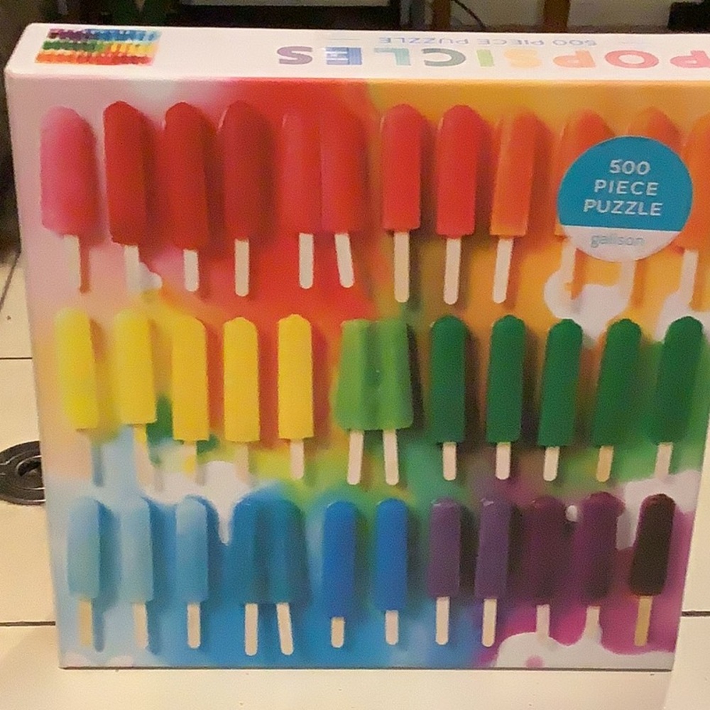 Jigsaw Popsicles 500 Piece Puzzle - Multicolor